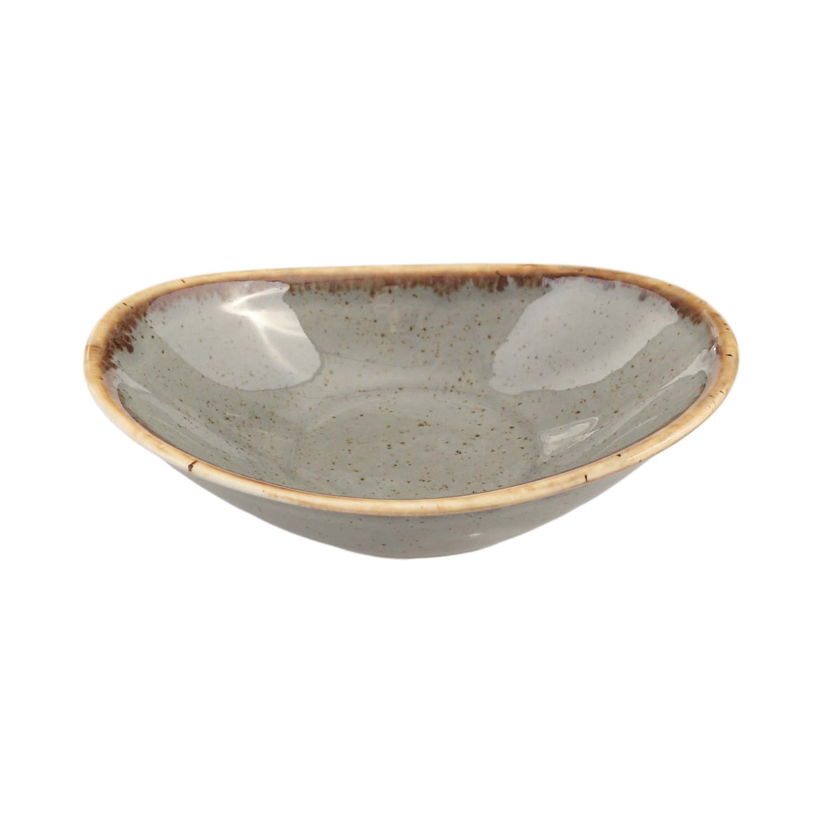 Porland Magma Oval Mini Dish, 110 mm