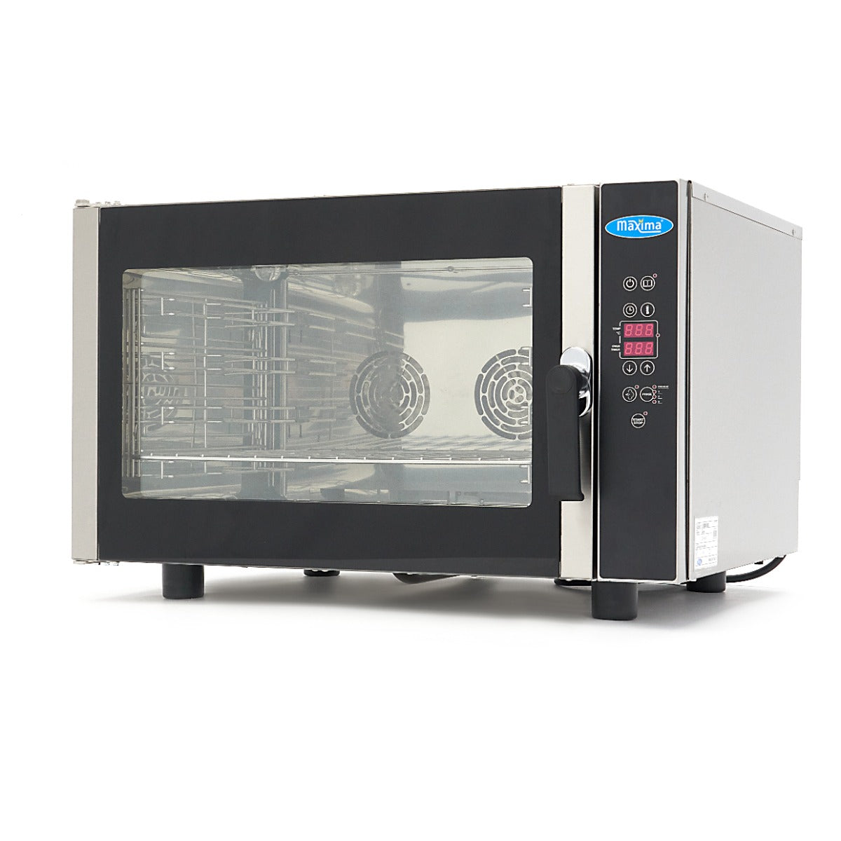 Maxima Combi Steam Oven, 4 x 1/1 GN Trays, Digital Display, 6.5 kW, product photo