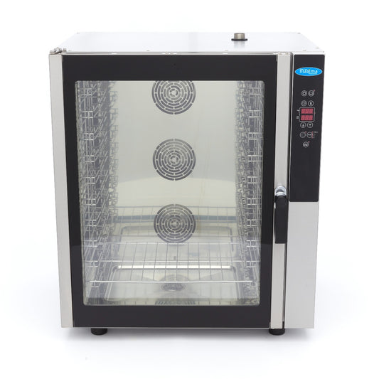 Maxima Combi Steam Oven, 10 x 1/1 GN Trays, Digital Display, additional view