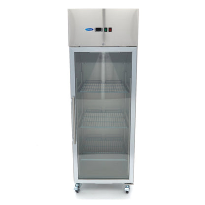 Maxima Fridge 600 L, 2/1 GN, Glass Door, Stainless Steel, additional view