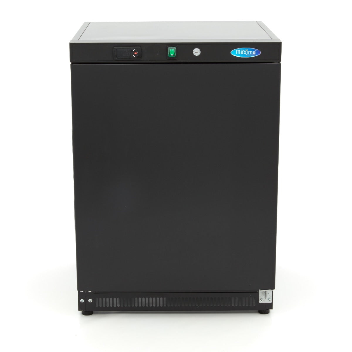 Maxima Upright Freezer, 200 L, 2 Fixed Shelves, Black, additional view