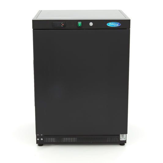 Maxima Upright Freezer, 200 L, 2 Fixed Shelves, Black, additional view