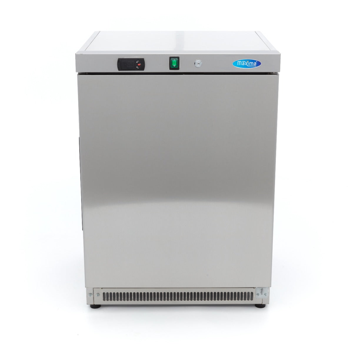 Maxima Fridge 200 L, 3 Adjustable Shelves, Stainless Steel, additional view