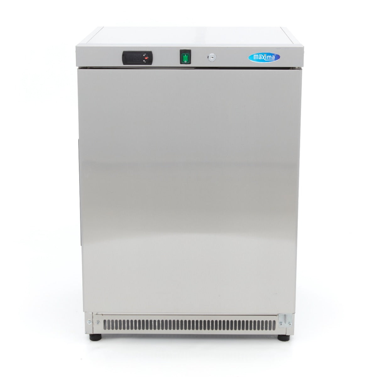 Maxima Upright Freezer, 200 L, 2 Fixed Shelves, Stainless steel, additional view