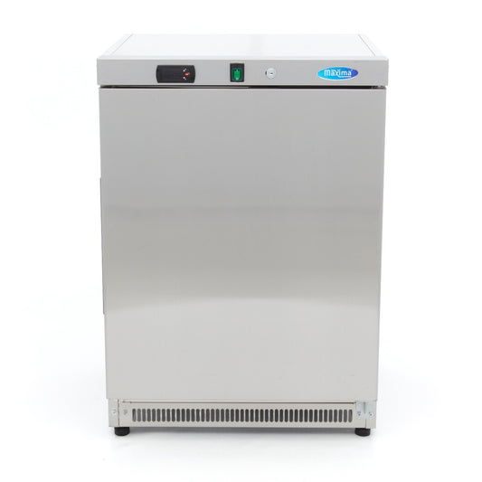 Maxima Upright Freezer, 200 L, 2 Fixed Shelves, Stainless steel, additional view