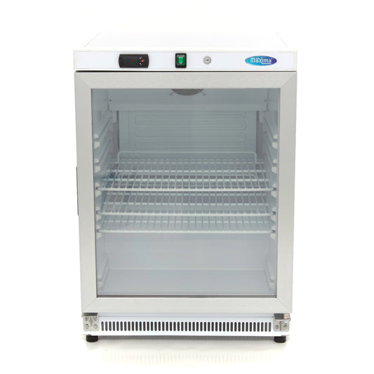 Maxima Fridge 200 L, White, with Glass Door, additional view