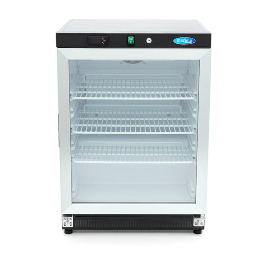 Maxima Fridge 200 L, Black, with Glass Door, additional view