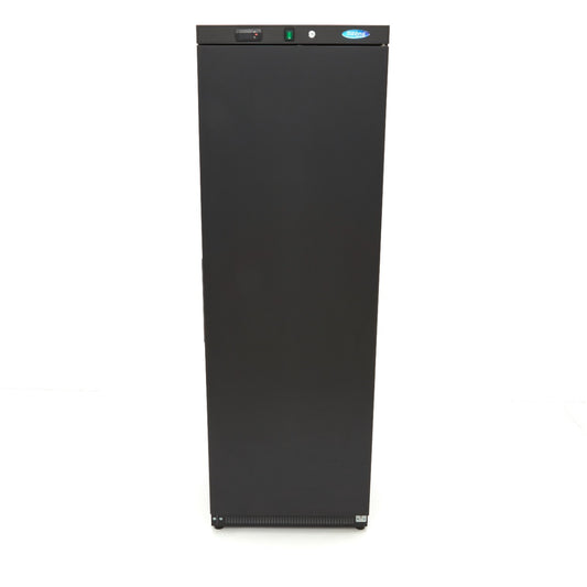 Maxima Upright Freezer, 400 L, 6 Fixed Shelves, Black, additional view