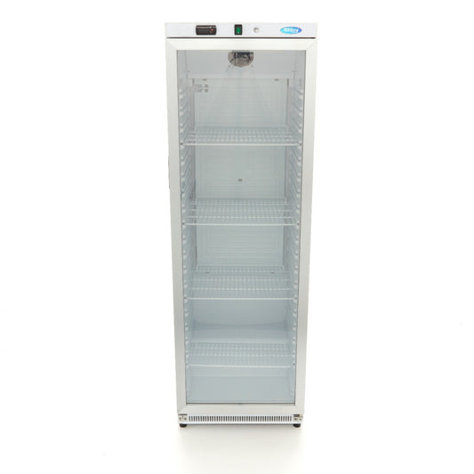 Maxima Fridge 400 L, White, with Glass Door, additional view