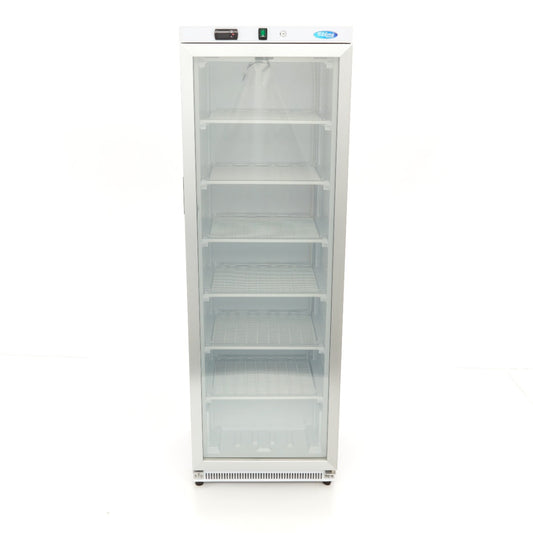 Maxima Upright Freezer, 400 L, Glass Door, White, additional view