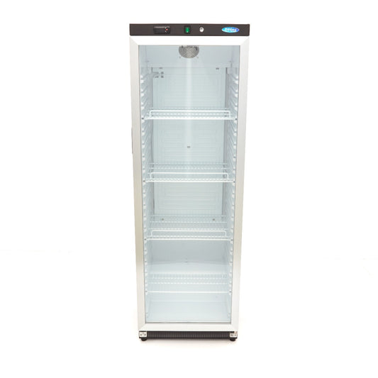 Maxima Fridge 400 L, Black, with Glass Door, additional view