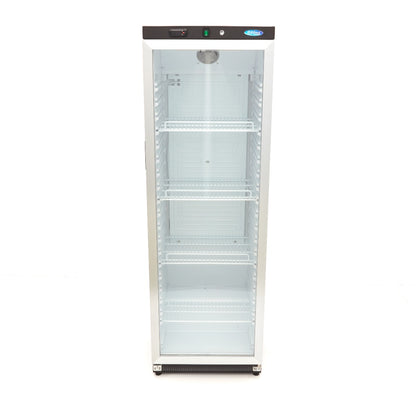 Maxima Fridge 400 L, Black, with Glass Door, additional view