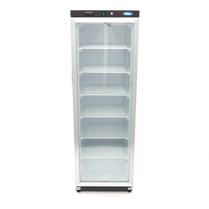 Maxima Upright Freezer, 400 L, Glass Door, Black, additional view