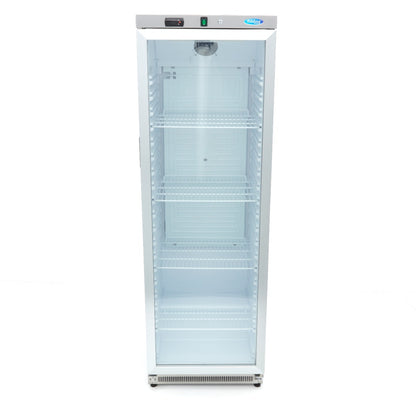 Maxima Fridge 400 L, Stainless Steel, with Glass Door, additional view