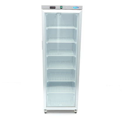 Maxima Upright Freezer, 400 L, Glass Door, Stainless steel, additional view