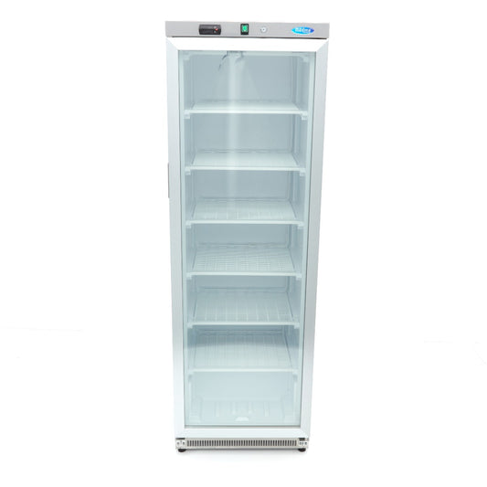 Maxima Upright Freezer, 400 L, Glass Door, Stainless steel, additional view