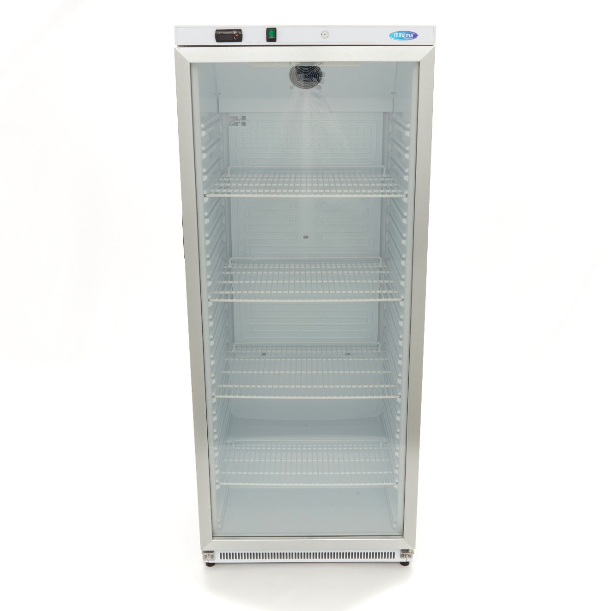 Maxima Fridge 600 L, White, with Glass Door, additional view