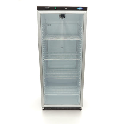 Maxima Fridge 600 L, Black, with Glass Door, additional view