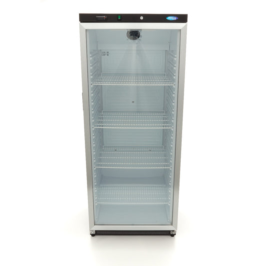 Maxima Fridge 600 L, Black, with Glass Door, additional view