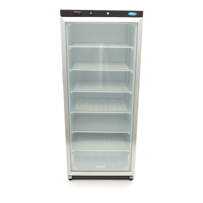 Maxima Upright Freezer, 600 L, Glass Door, Black, additional view
