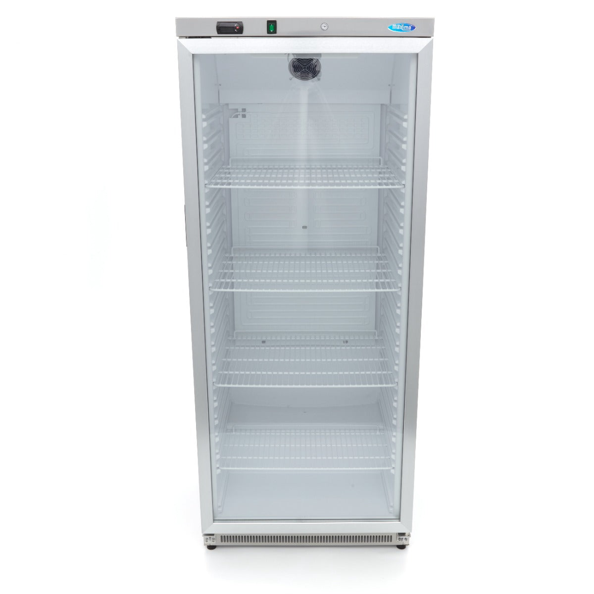 Maxima Fridge 600 L, Stainless Steel, with Glass Door, additional view