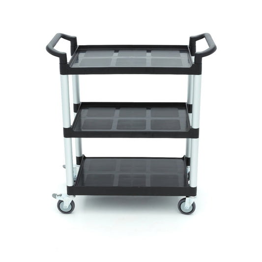 Maxima Serving Trolley, 3 Plastic Shelves, 86.5 x 42.5 cm, additional view