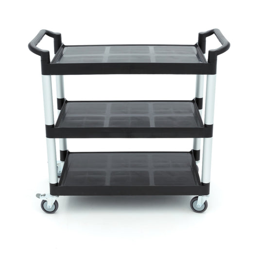 Maxima Serving Trolley, 3 Plastic Shelves, 103 x 50.5 cm, additional view