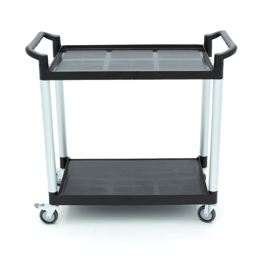 Maxima Serving Trolley, 2 Plastic Shelves, 103 x 50.5 cm, additional view