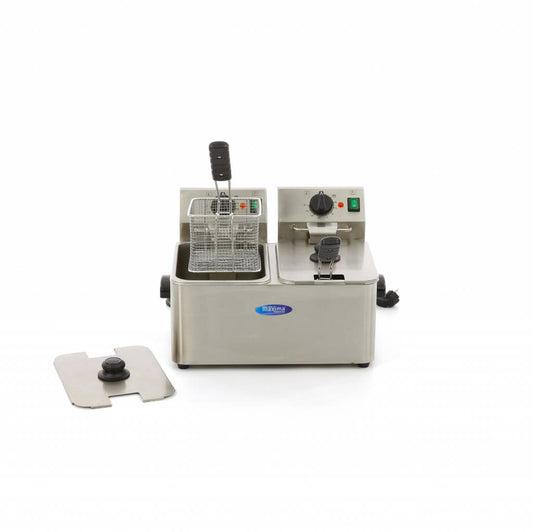 Maxima Double Deep Fryer, 2 x 4 L, up to 2 kg Fries, additional view
