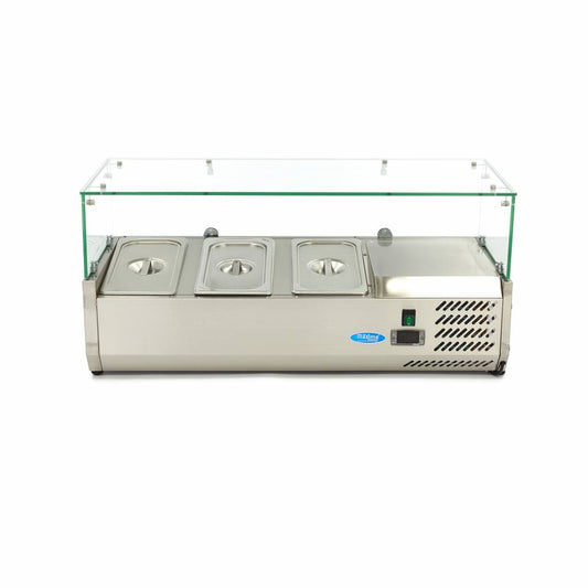 Maxima Countertop Prep Fridge, 955 mm, 3 x 1/3 GN, additional view