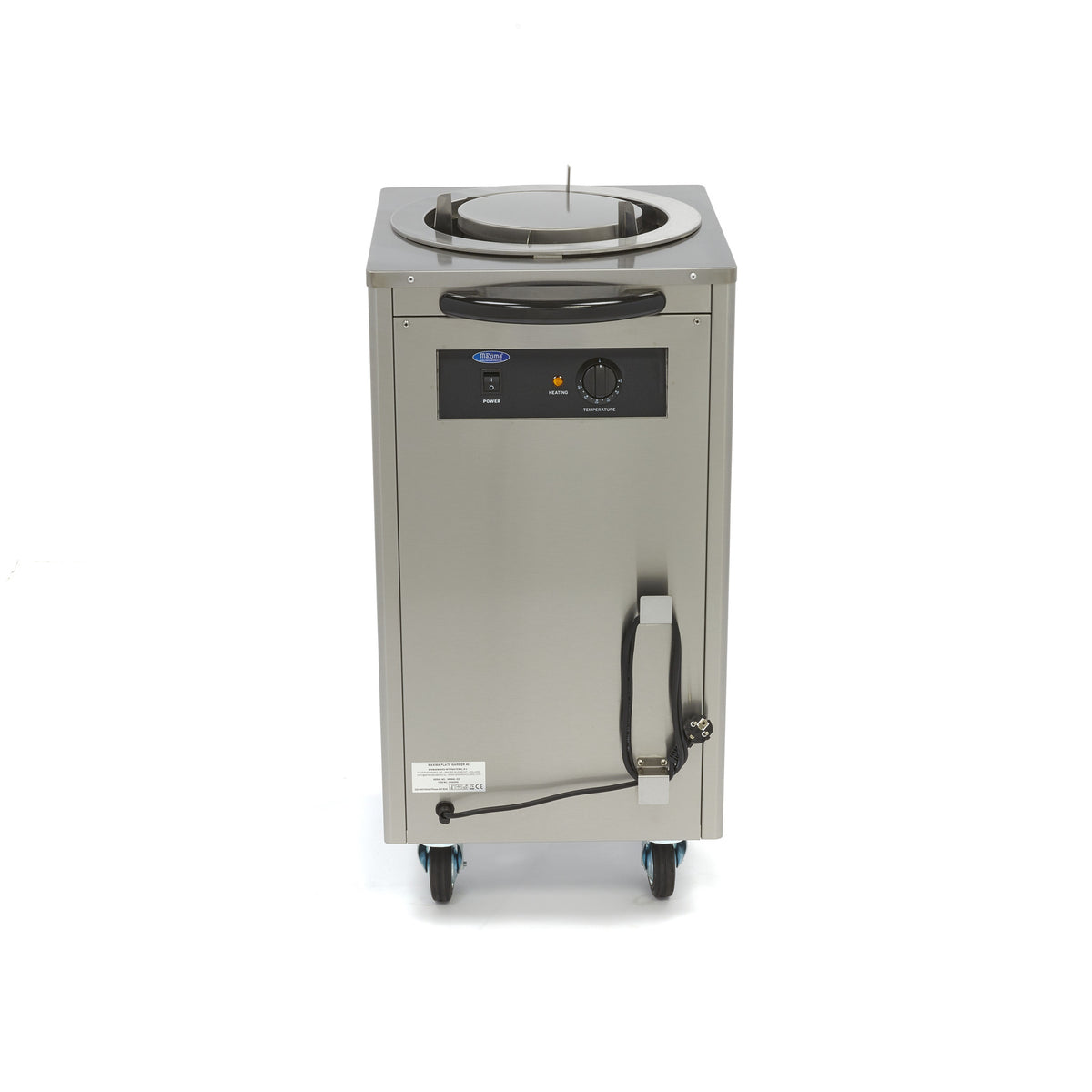 Maxima Plate Warmer, 40 Plates, Ø30 cm, on Wheels, additional view