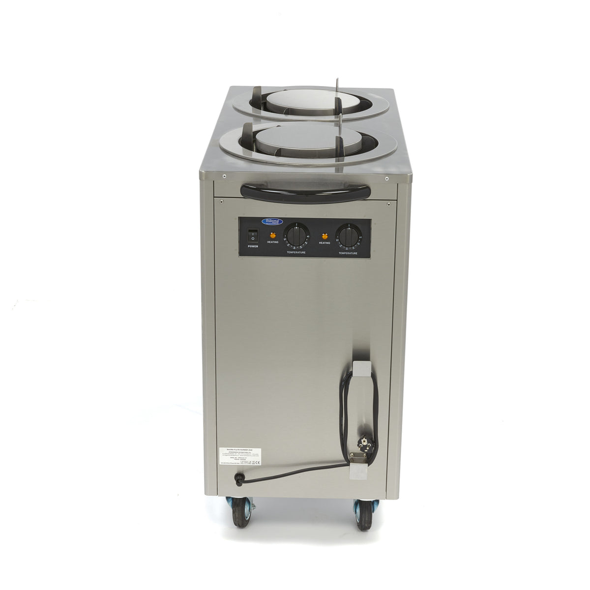 Maxima Plate Warmer, 80 Plates, Ø30 cm, on Wheels, additional view
