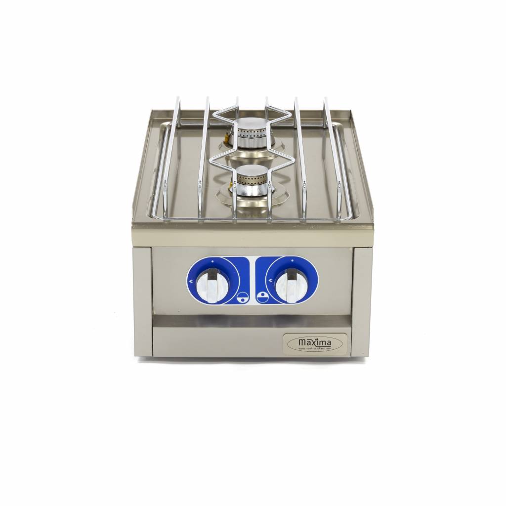 Maxima Commercial Grade Cooker, 2 Gas Burners, 8.5 kW, additional view