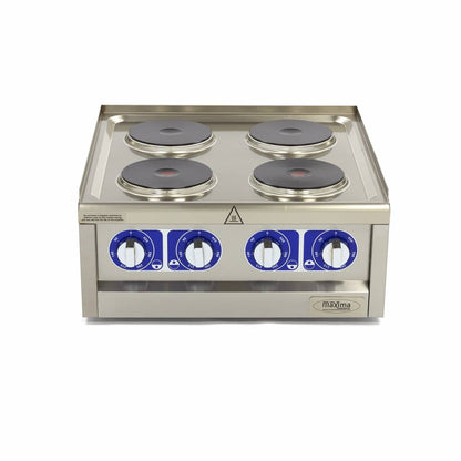 Maxima Commercial Grade Cooker, 4 Electric Burners, 7 kW, additional view