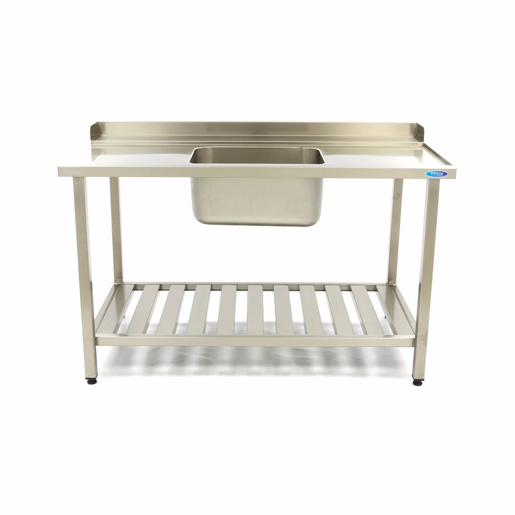 Maxima Dishwasher Table, 140 x 75 cm, Right, with Sink, additional view