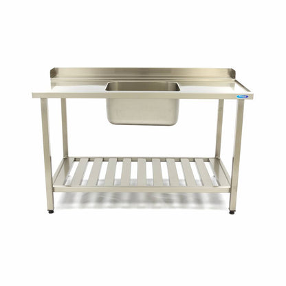 Maxima Dishwasher Table, 140 x 75 cm, Right, with Sink, additional view
