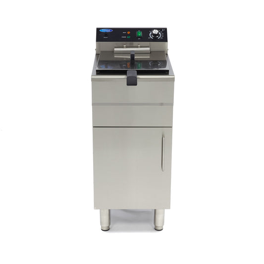 Maxima Deep Fryer, 16 L, 1 Basket, Drain Tap, Stand, 400 V, additional view