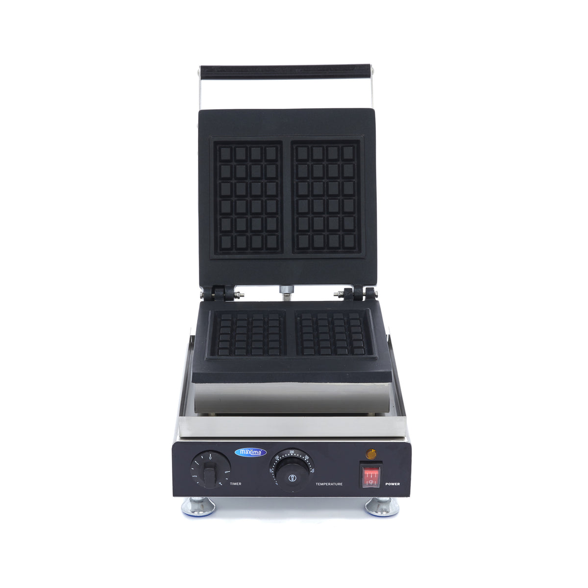 Maxima Belgian Waffle Maker, 2 Waffles, 1900 W, Drip Tray, additional view