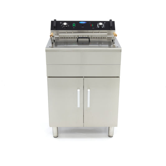 Maxima Deep Fryer, 30 L, 1 Basket, Drain Tap, Stand, additional view