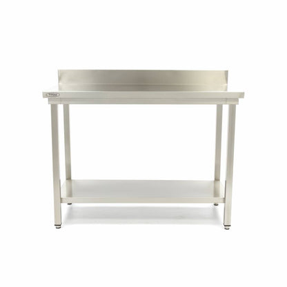 Maxima Stainless Steel Work Table, 1400 x 600 mm, with Backsplash, additional view