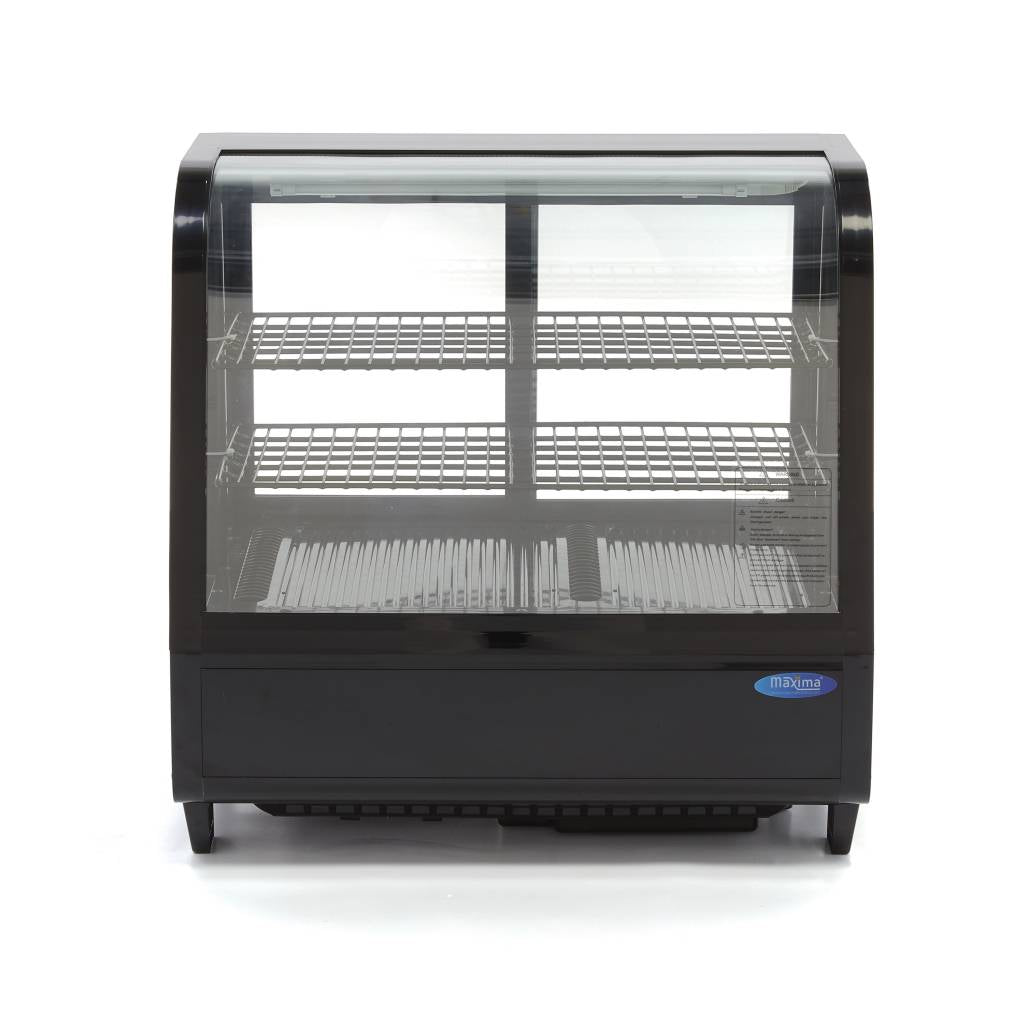 Maxima Display Fridge, 100 L, 68 cm, Black, additional view