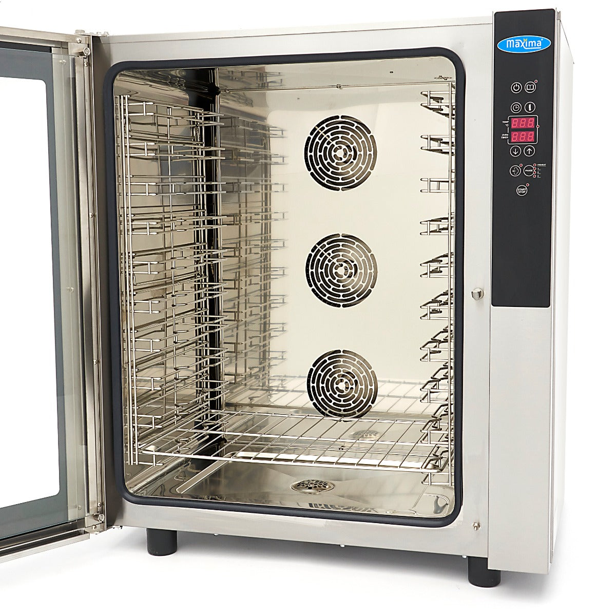 Maxima Combi Steam Oven, 10 x 1/1 GN Trays, Digital Display, additional view