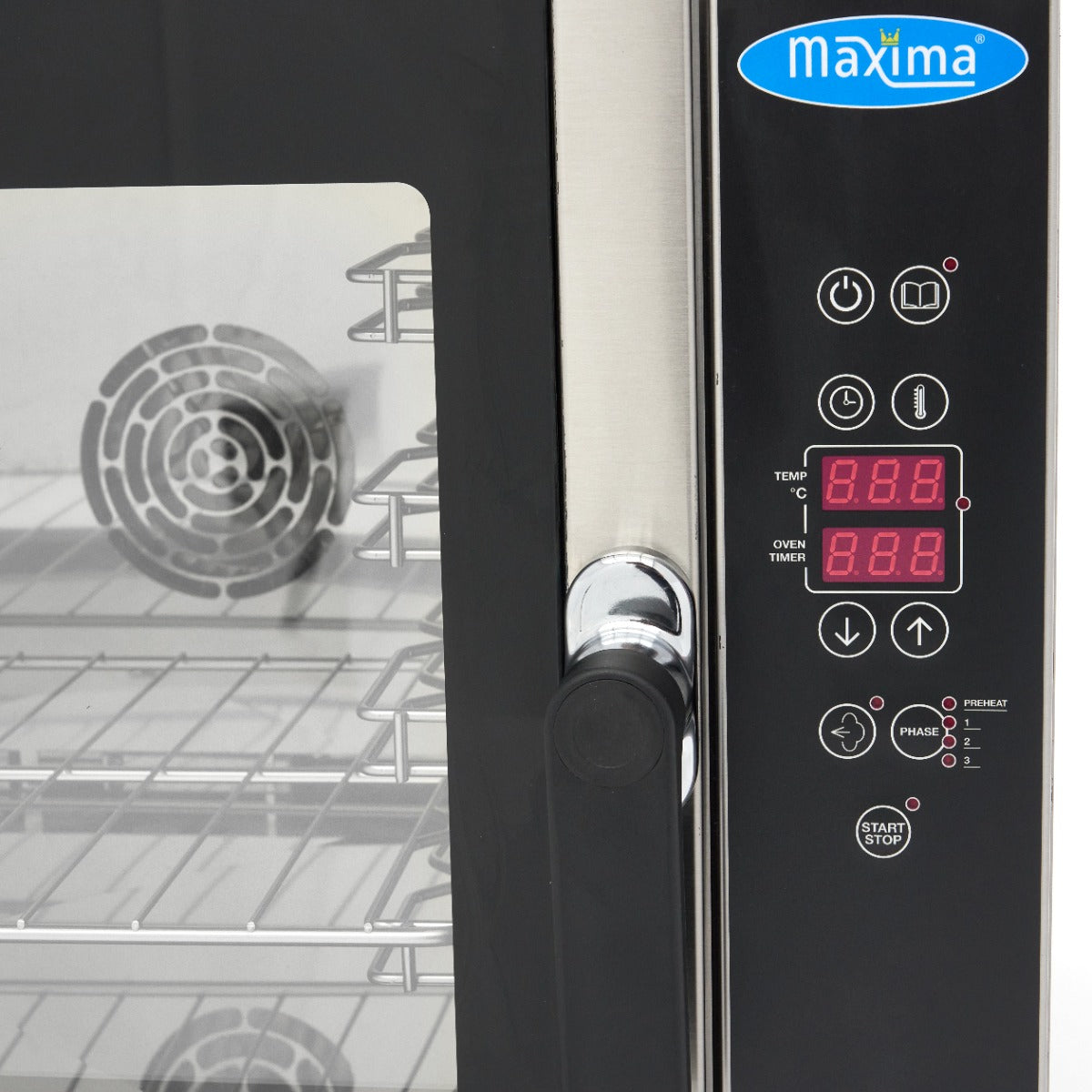 Maxima Combi Steam Oven, 4 x 1/1 GN Trays, Digital Display, 6.5 kW, additional view