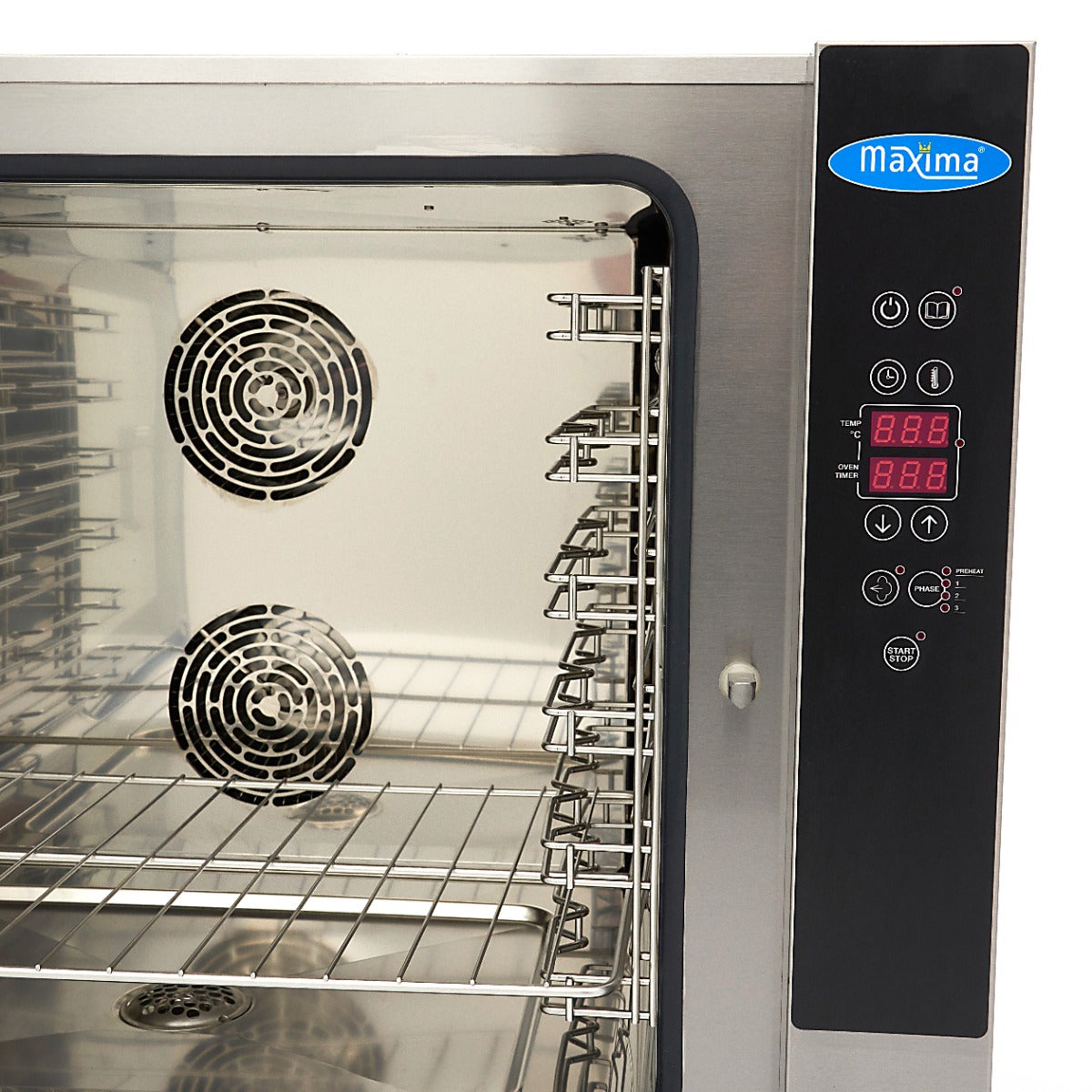 Maxima Combi Steam Oven, 6 x 1/1 GN Trays, Digital Display, additional view