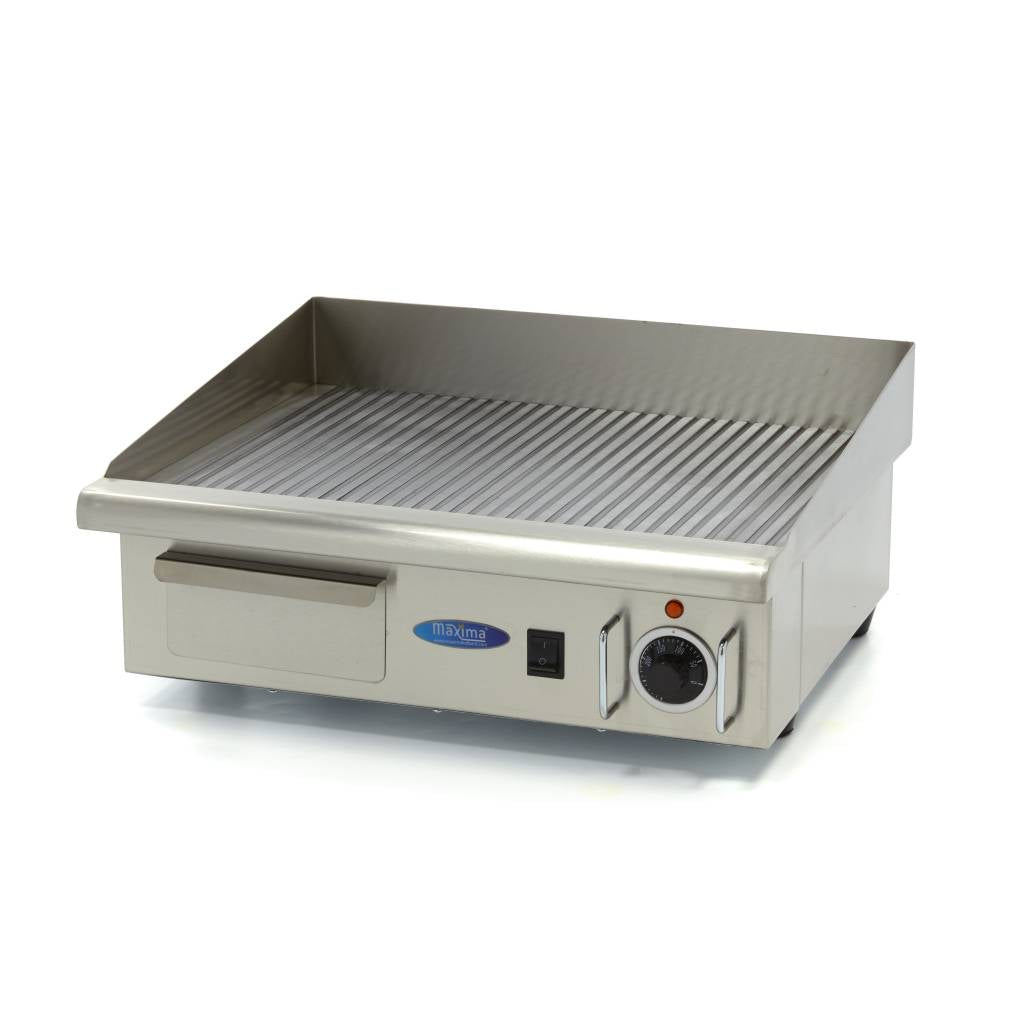 Maxima Griddle, Grooved, 55 cm, Electric, product photo