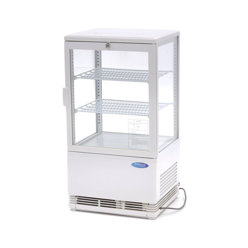 Maxima Display Fridge, 58 L, 43 cm, White, product photo