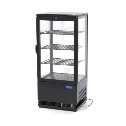 Maxima Display Fridge, 78 L, 43 cm, Black, product photo
