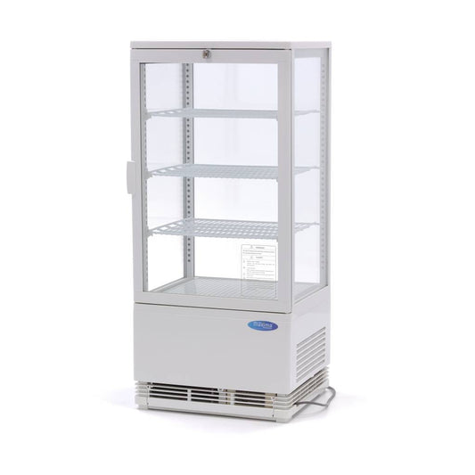 Maxima Display Fridge, 78 L, 43 cm, White, product photo
