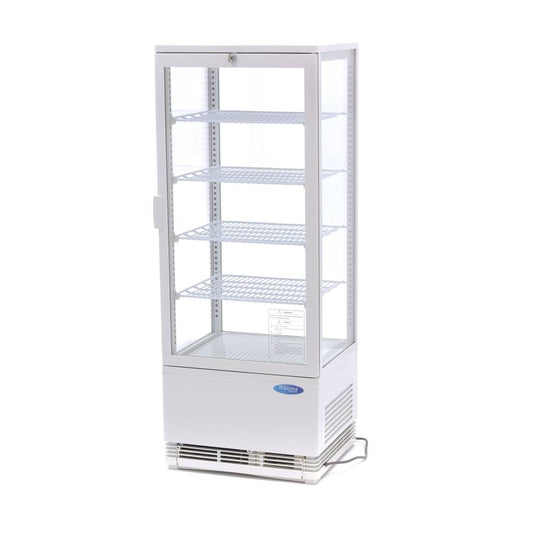 Maxima Display Fridge, 98 L, 43 cm, White, product photo