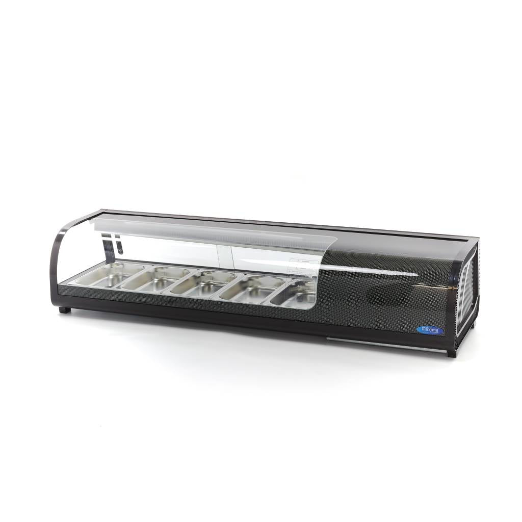 Maxima Sushi and Tapas Display, 52 L, 5 x 1/3 GN, product photo